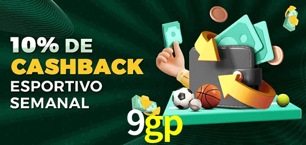 10% de bônus de cashback na 9gp