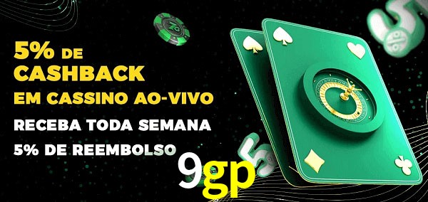 Promoções do cassino ao Vivo 9gp